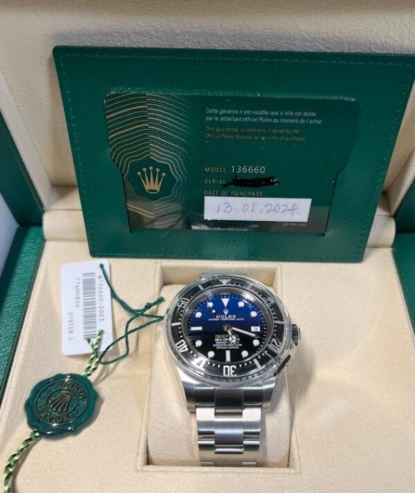 SOLD 2024 Rolex Sea-Dweller JC 136660 - Image 2